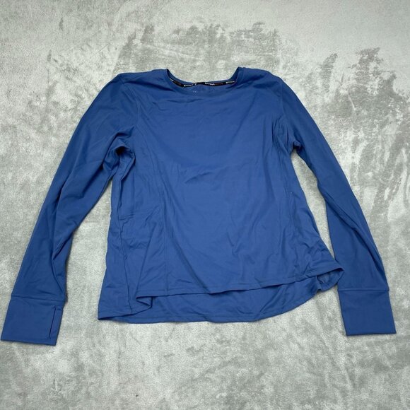 Spyder Active Womens Blue Long Sleeve Performance Shirt XXL NWT  6478 - Picture 1 of 9
